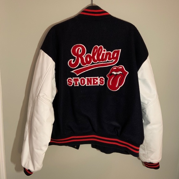 Other - Vintage Rolling Stones Letterman Jacket